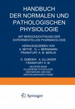 Cover-Bild Allgemeine Physiologie der Nerven und des Zentralnervensystems