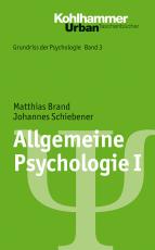 Cover-Bild Allgemeine Psychologie I