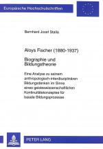 Cover-Bild Aloys Fischer (1880-1937)- Biographie und Bildungstheorie