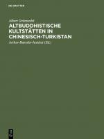 Cover-Bild Altbuddhistische Kultstätten in Chinesisch-Turkistan