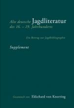 Cover-Bild Alte deutsche Jagdliteratur des 16.–19. Jahrhunderts