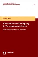 Cover-Bild Alternative Streitbeilegung in Verbraucherkonflikten