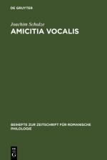 Cover-Bild Amicitia vocalis