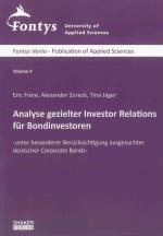 Cover-Bild Analyse gezielter Investor Relations für Bondinvestoren