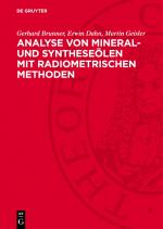 Cover-Bild Analyse von Mineral- und Syntheseölen mit radiometrischen Methoden