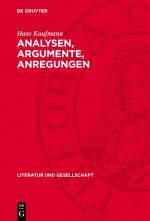 Cover-Bild Analysen, Argumente, Anregungen