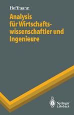 Cover-Bild Analysis für Wirtschaftswissenschaftler und Ingenieure