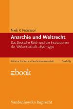 Cover-Bild Anarchie und Weltrecht