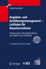 Cover-Bild Angebots- und Ausführungsmanagement - Leitfaden für Bauunternehmen