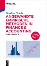 Cover-Bild Angewandte empirische Methoden in Finance & Accounting