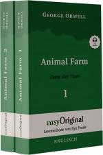 Cover-Bild Animal Farm / Farm der Tiere - 2 Teile (Buch + Audio-Online) - Lesemethode von Ilya Frank - Zweisprachige Ausgabe Englisch-Deutsch