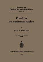 Cover-Bild Anleitung zum Praktikum der analytischen Chemie