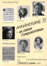 Cover-Bild Annäherung an sieben Komponistinnen. Portraits und Werkverzeichnisse / Annäherung an sieben Komponistinnen XI. Portraits und Werkverzeichnisse