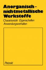 Cover-Bild Anorganisch-nichtmetallische Werkstoffe