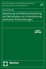 Cover-Bild Anpassung und Weiterentwicklung der Wertanalyse zur Unterstützung politischer Entscheidungen