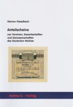 Cover-Bild Anteilscheine von Vereinen, Gewerkschaften und Genossenschaften des Deutschen Reiches