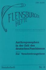 Cover-Bild Anthroposophen in der Zeit des deutschen Faschismus