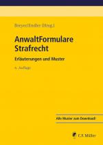 Cover-Bild AnwaltFormulare Strafrecht