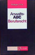 Cover-Bild Anwalts-ABC Berufsrecht