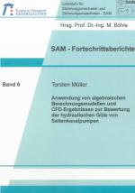 Cover-Bild Anwendung von algebraischen Berechnungsmodellen und CFD-Ergebnissen zur Bewertung der hydraulischen Güte von Seitenkanalpumpen