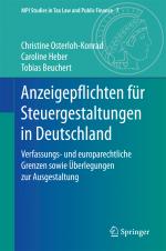 Cover-Bild Anzeigepflichten für Steuergestaltungen in Deutschland