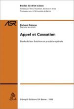 Cover-Bild Appel et Cassation