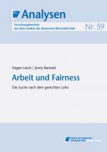 Cover-Bild Arbeit und Fairness