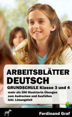 Cover-Bild Arbeitsblätter Deutsch Grundschule Klasse 3 und 4