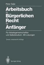 Cover-Bild Arbeitsbuch im Bürgerlichen Recht für Anfänger