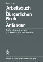 Cover-Bild Arbeitsbuch im Bürgerlichen Recht für Anfänger