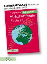 Cover-Bild Arbeitsheft mit eingetragenen Lösungen Wirtschaft heute Sachsen