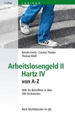 Cover-Bild Arbeitslosengeld II Hartz IV von A-Z