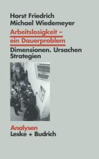 Cover-Bild Arbeitslosigkeit — ein Dauerproblem