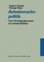 Cover-Bild Arbeitsmarktpolitik