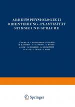 Cover-Bild Arbeitsphysiologie II Orientierung · Plastizität Stimme und Sprache