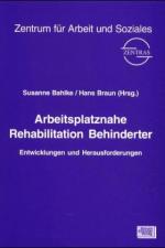 Cover-Bild Arbeitsplatznahe Rehabilitation Behinderter