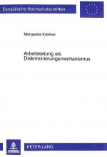 Cover-Bild Arbeitsteilung als Diskriminierungsmechanismus