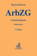 Cover-Bild Arbeitszeitgesetz