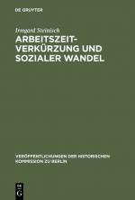 Cover-Bild Arbeitszeitverkürzung und sozialer Wandel