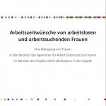 Cover-Bild Arbeitszeitwünsche von arbeitslosen und arbeitssuchenden Frauen