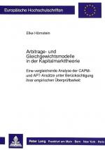 Cover-Bild Arbitrage- und Gleichgewichtsmodelle in der Kapitalmarkttheorie