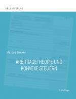 Cover-Bild Arbitragetheorie und konvexe Steuern