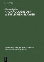 Cover-Bild Archäologie der westlichen Slawen