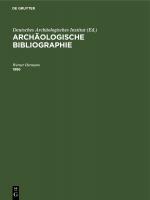 Cover-Bild Archäologische Bibliographie / 1986