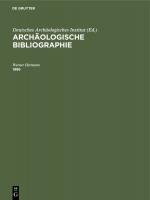 Cover-Bild Archäologische Bibliographie / 1986