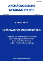 Cover-Bild Archäologische Denkmalpflege, Sonderband / Rechtswidrige Denkmalpflege?
