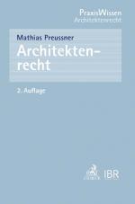 Cover-Bild Architektenrecht