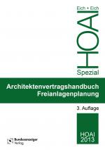 Cover-Bild Architektenvertragshandbuch Freianlagenplanung