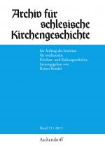 Cover-Bild Archiv für schlesische Kirchengeschichte, Band 73-2015
