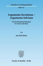 Cover-Bild Argumenta Iuventiana – Argumenta Salviana.
